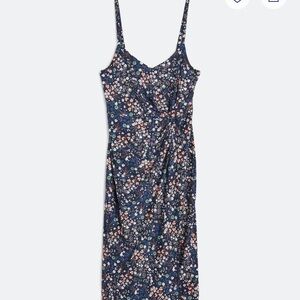 Nine Britton Navy Floral Midi Dress